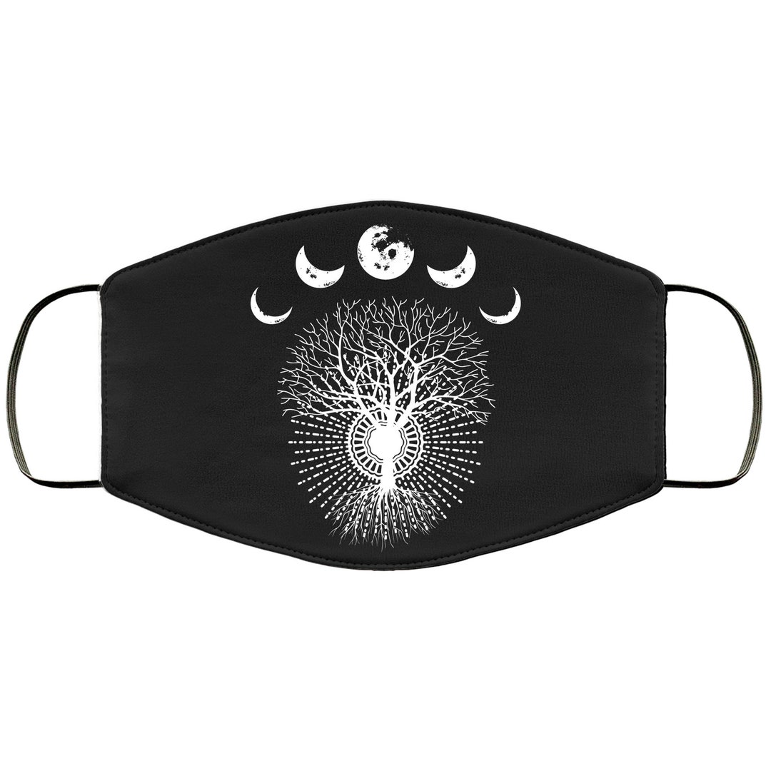 Moon Phases Masque Facial Adult &amp; Kids Masque Forest Tree Of Life ...