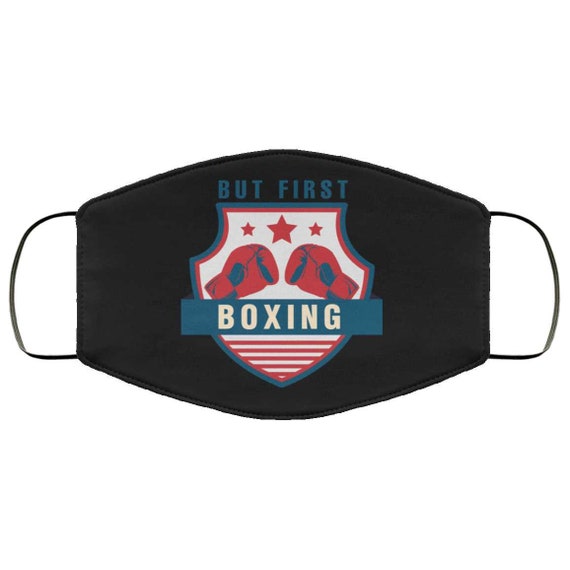 But First Boxing Face Mask Sports Boxer Face Masks Anti Etsy