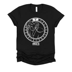 Zodiac Sign Shirts / Taurus Leo Aries Virgo Tshirt / Unisex Zodiac Birthday Tees