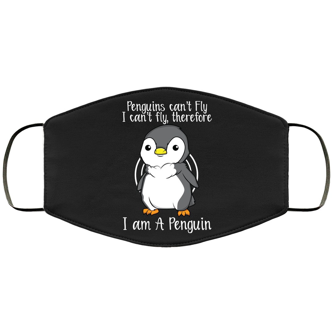 Cute Penguin Face Mask Adult & Kids Mask Love Penguins Face Masks Anti