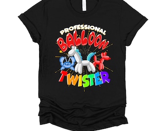 Balloon Twister Shirt | Professional Balloon Artist Tee | Animal Twisting Party Entertainer T-Shirt XS-4X
