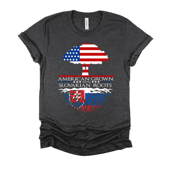 Slovak Roots American Grown Shirt Gift For Slovaks Slovakia Slovak Roots American Grown Shirt Gift For Slovaks Slovakia