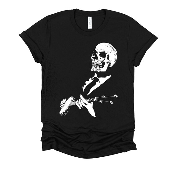 Skeleton Banjo Player Graphic Music T-Shirt Skeleton Banjo Player Graphic Music T-Shirt