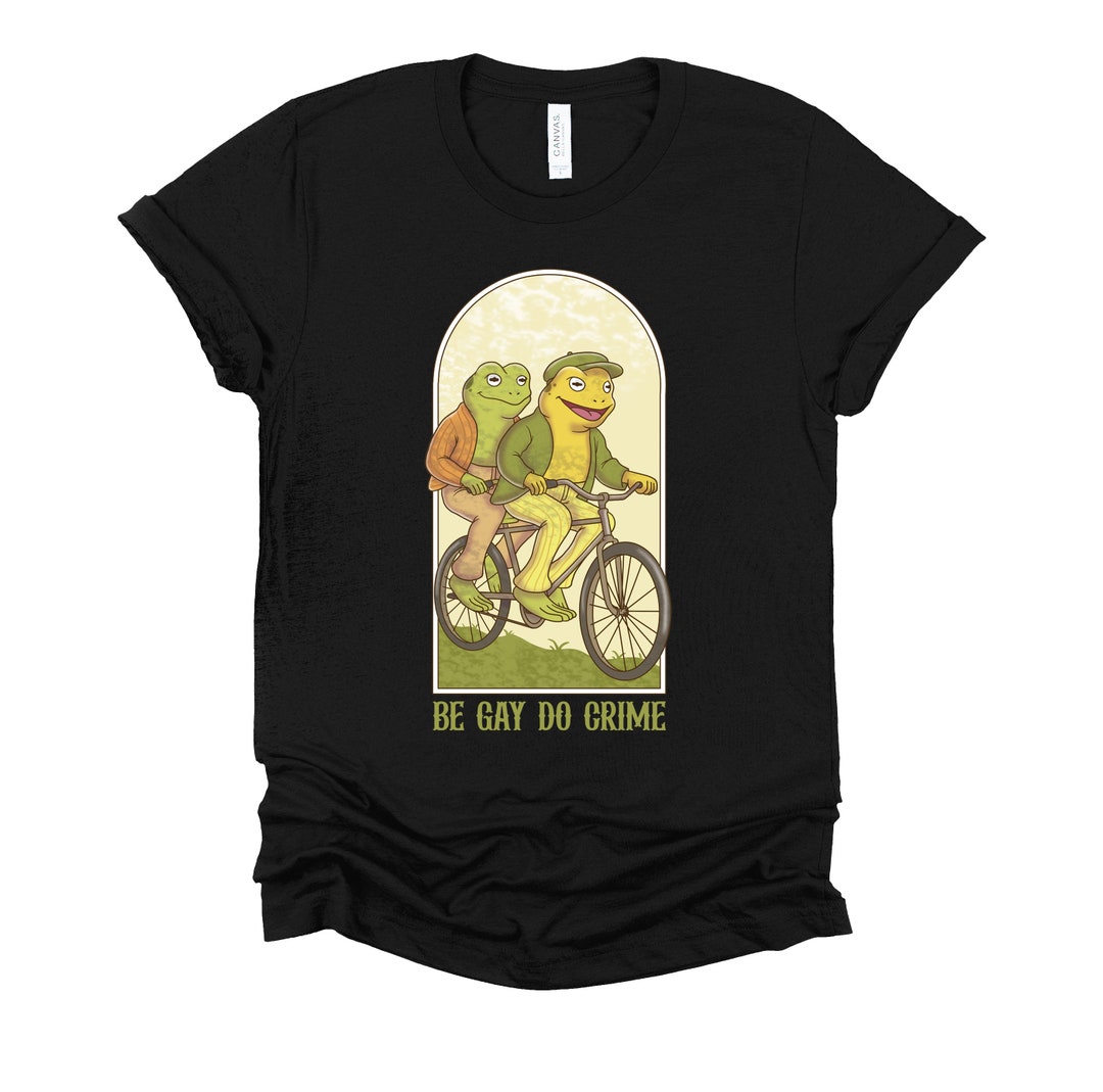 Be Gay Do Crime Shirt | Frog Pride Shirt | LGBTQ Pride Tee | Bisexual ...