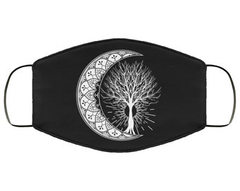 Sun & Moon Phases Face Mask Adult And Kids Tree of Life Face Masks Face Masks Anti Microbial