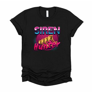 Kids Siren Hunter TShirt Tornado Chaser Emergency Weather Youth Short Sleeve T-Shirt