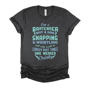 Funny Bartending Tshirt, Bartender Shirt, Gift For Bartenders, Drinking Tee, Mixologist Unisex T-Shirt XS-4XL