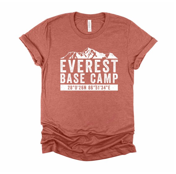 Everest Base Camp Tshirt Coordinates 