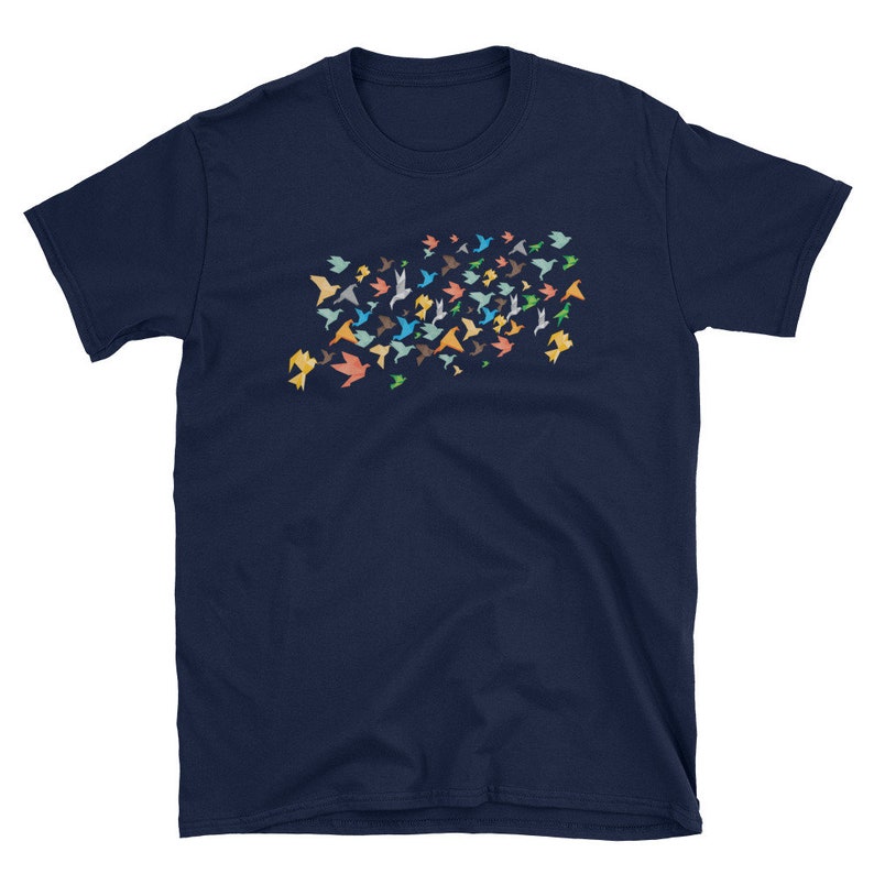 Origami Cranes Tshirt Japanese Origami Birds Wish T Shirt | Etsy