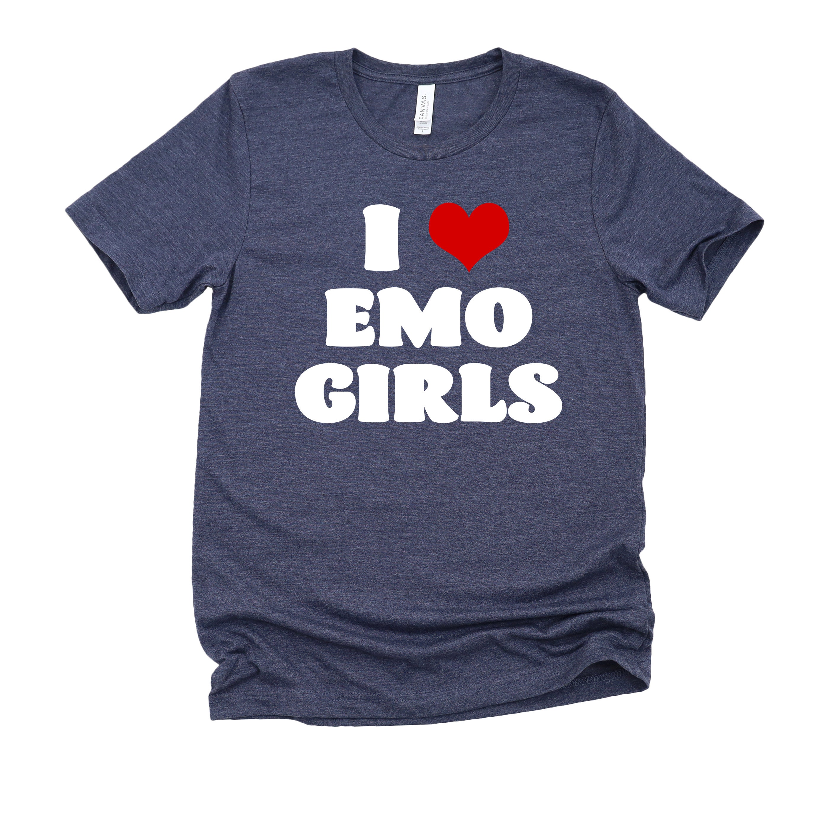  I Love Emo Girls - I Heart Emo Girls T-Shirt : Clothing, Shoes  & Jewelry