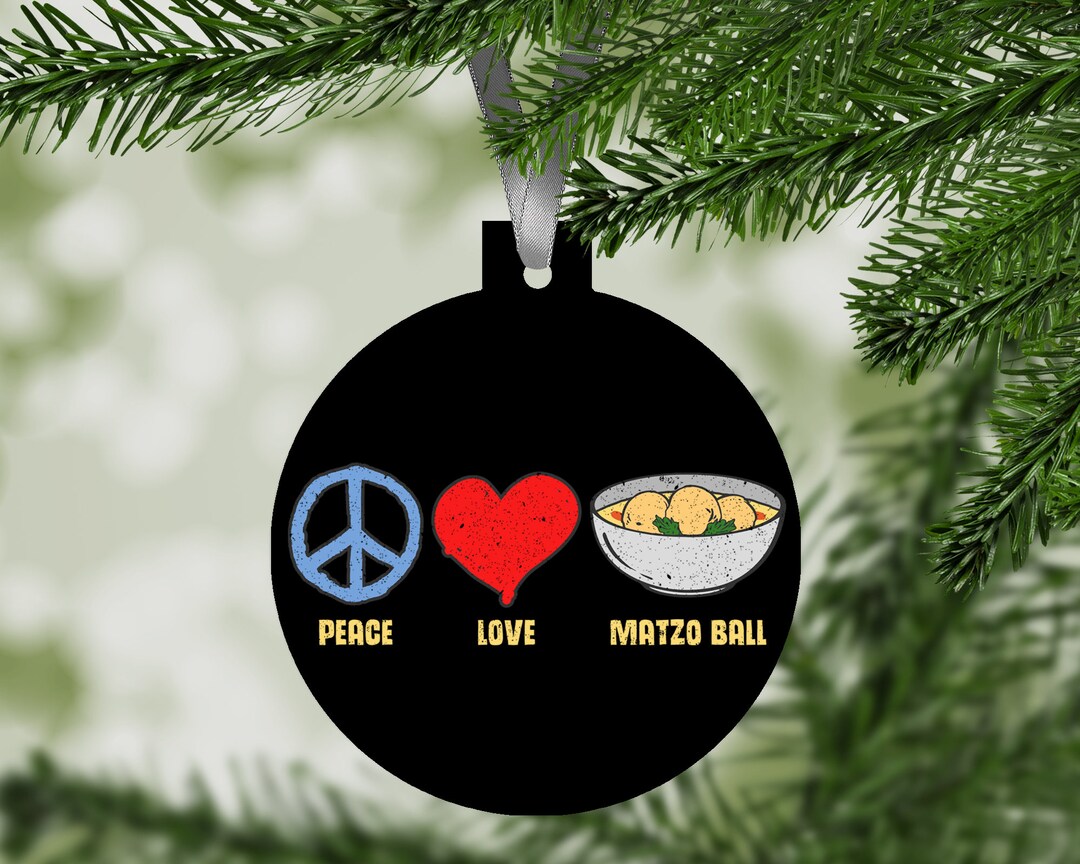 Funny Jewish Ornament Aluminum Hanukkah Christmas Ornaments Etsy