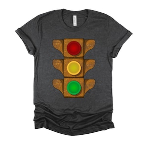 Traffic Light Vintage Rusty Stoplight Stop Go Caution Signal Short-Sleeve Unisex T-Shirt XS-4XL
