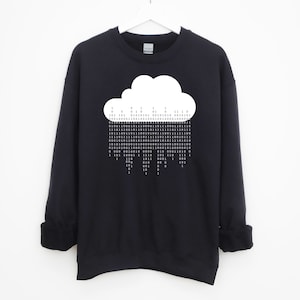 Computer Programmer Sweatshirt / Coder Gift / Computer Engineer / Software Engineer / Binary Code Sweater