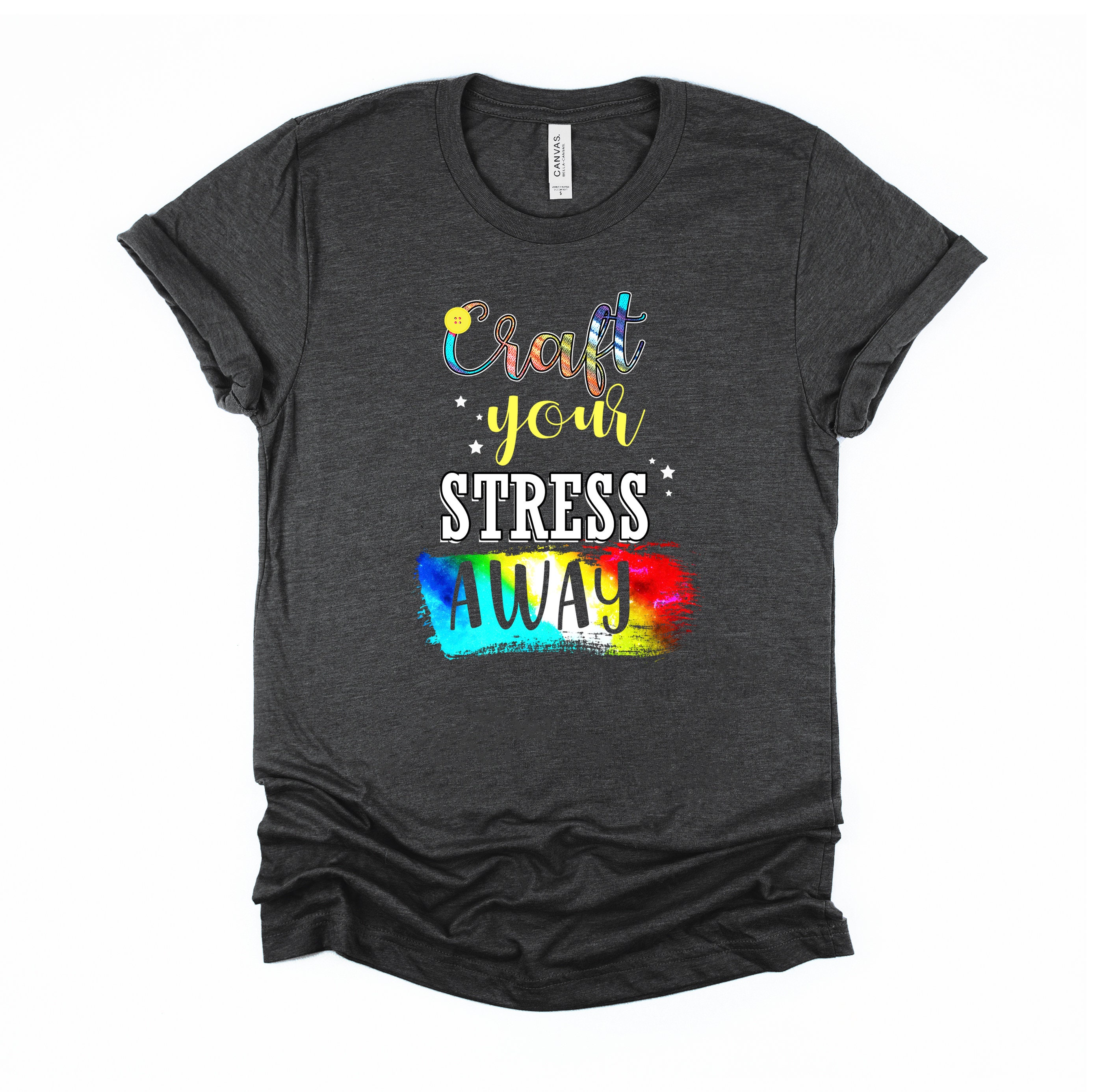 Buy Craft Your Stress Away Tshirt, Funny Crafting Shirt, Gift for