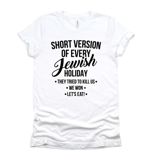 Funny Jewish Holiday Shirt / Jewish Tshirt / Funny Hanukkah - Etsy