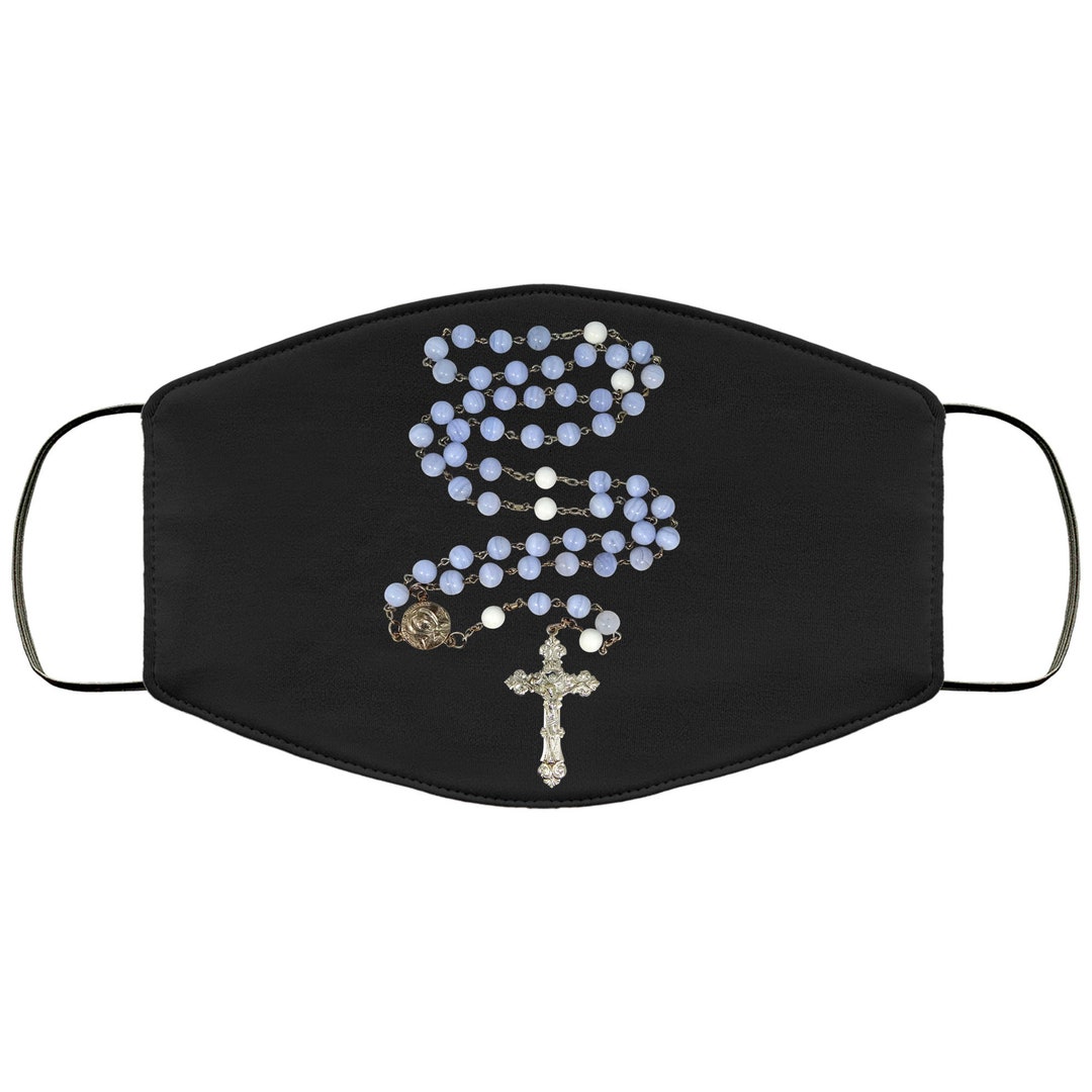 Rosary Catholic Face Mask Adult & Kids Mask Bible Verse Scripture