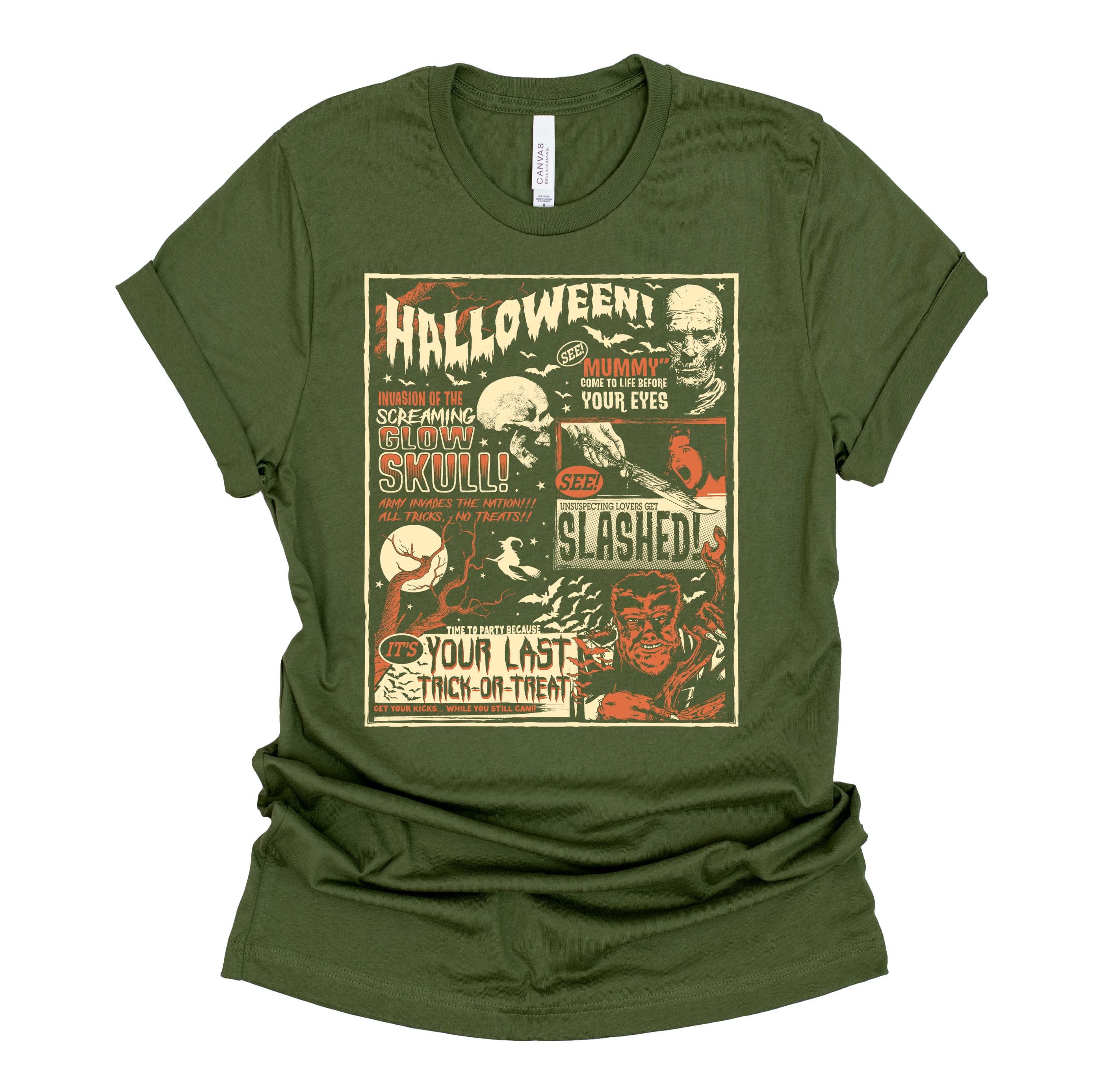 Camisetas Halloween Hombre Compare Prices For Monstruos De Terror