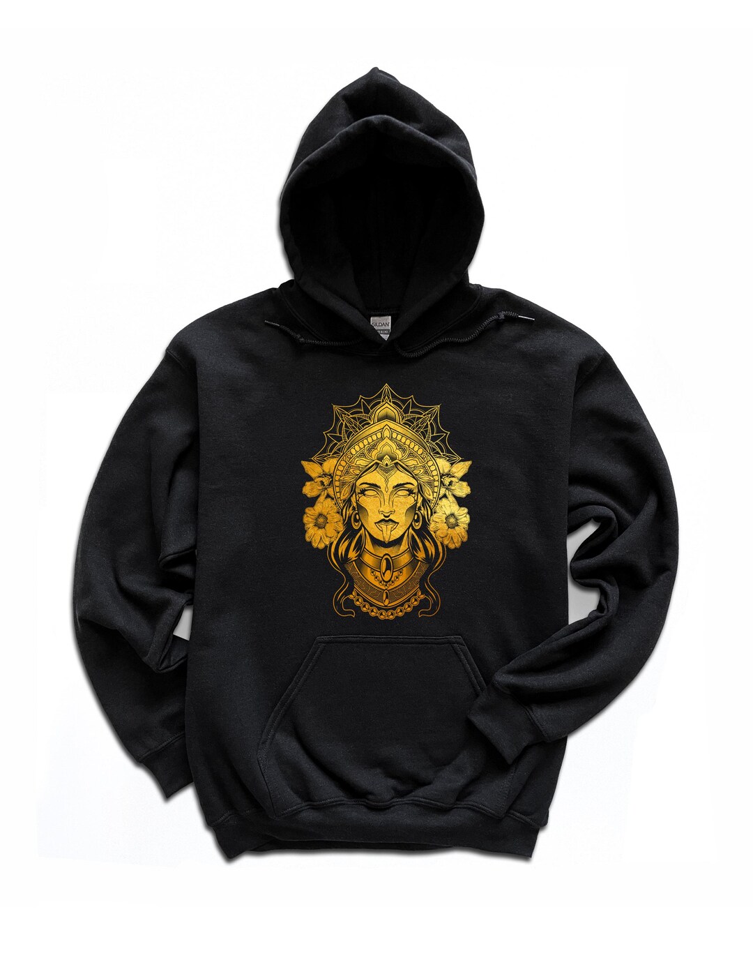 Kali Hoodie / Hindu Goddess Pullover / Hooded Sweatshirt / Spiritual ...
