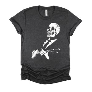 Skeleton Banjo Player Graphic Music T-Shirt Skeleton Banjo Player Graphic Music T-Shirt
