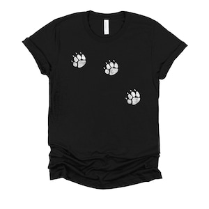 Tripod Dog Tshirt, 3 Legged Dog Shirt, Paw Prints Tee, Tripawd Unisex T-Shirt XS-4X