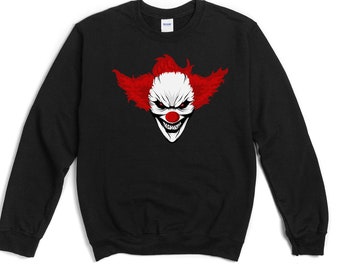 Scary Clown Sweater - Etsy