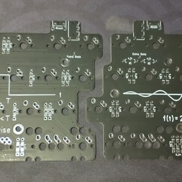 Fourier split 40% keyboard PCB set or kit (USB-C)