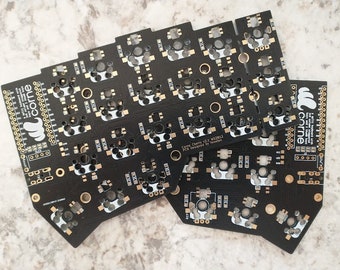 Corne Choc or MX(Easy LED version Now with rotary encoder support!) PCB and components or kit