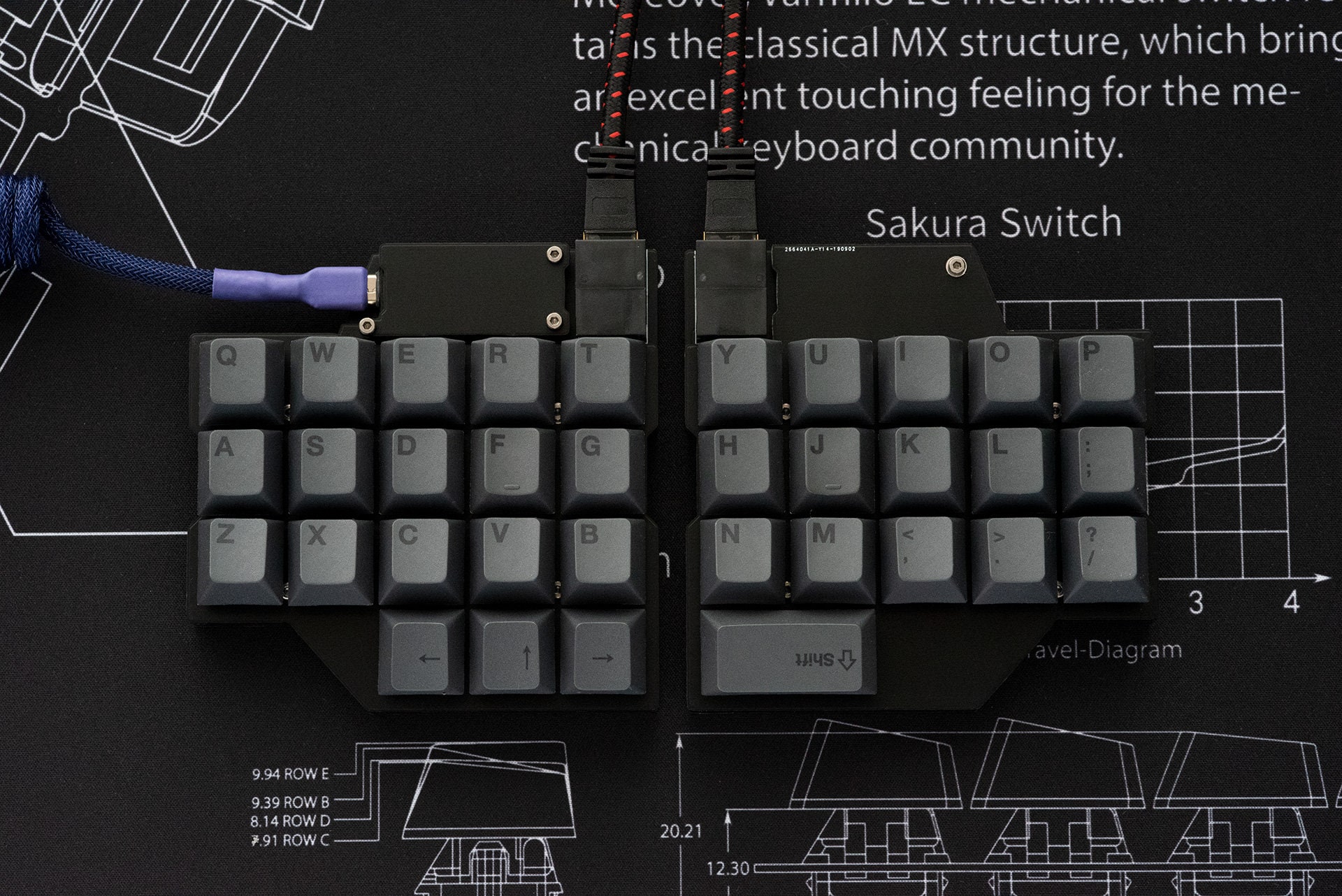 Reviung34 V2 Split Keyboard PCB and FR4 Case or Kit USBC Etsy Ireland