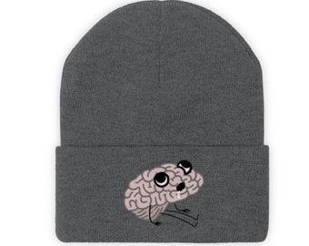 Cerveau bave | Bonnet en tricot unisexe | L’avocat introverti