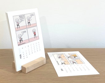 Calendrier de bureau 2026 | BD humoristiques d'entreprise, cadeau avocat
