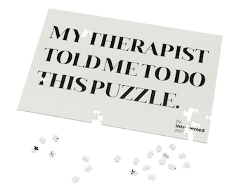 Puzzle drôle de thérapeute | Puzzle sarcastique, 1000 pièces