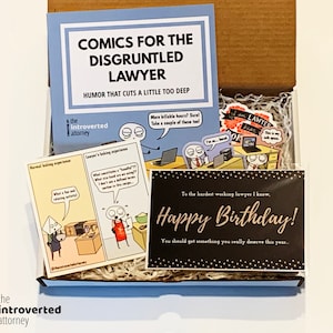 Happy Birthday Lawyer Gift Box | Lawyer Birthday Box | Birthday Care Package for Lawyers | Best Attorney Birthday Gift | Lawyer Gift Package