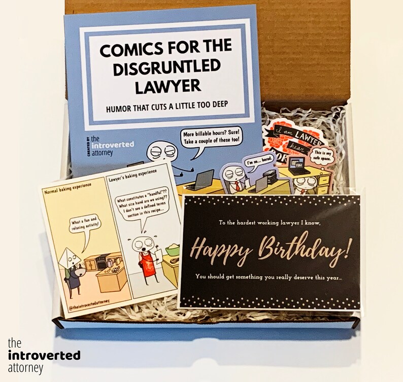 Happy Birthday Lawyer Gift Box Lawyer Birthday Box Birthday Care