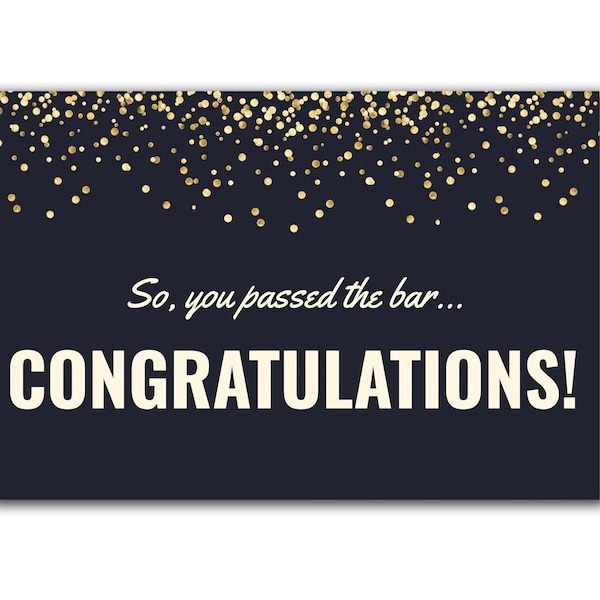 Congratulations Card for Passing Exams Etsy UK