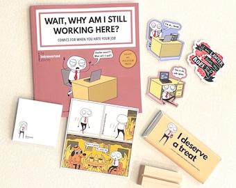 Coffret cadeau humour d'entreprise | Collaborateur amusant, trousse de soins pour avocat