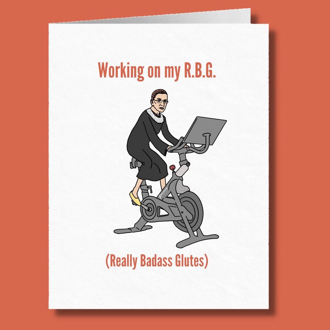 Ruth Bader Ginsburg Quotable Notable Card - DIY Greeting Card With Sticker Sheet