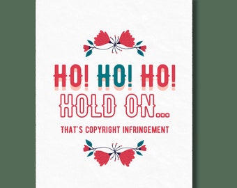 Pour Les Fêtes d'avocat en violation du droit d'auteur | Cadeau de Noël Punny Attorney
