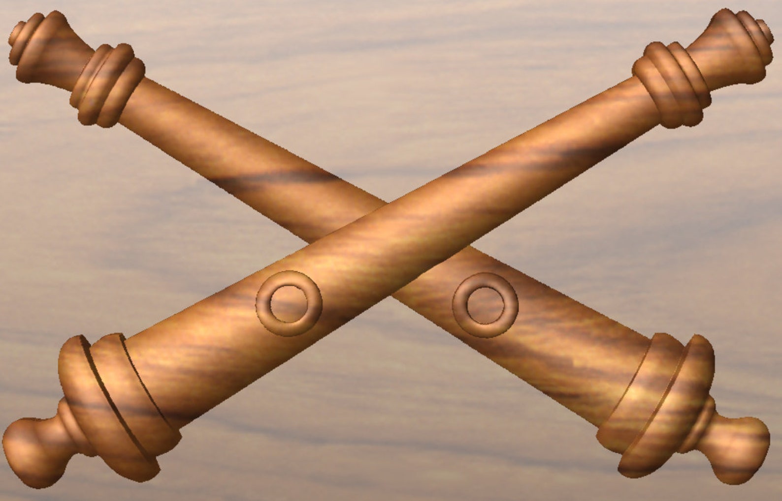 Field Artillery Branch Insignia STL File Etsy