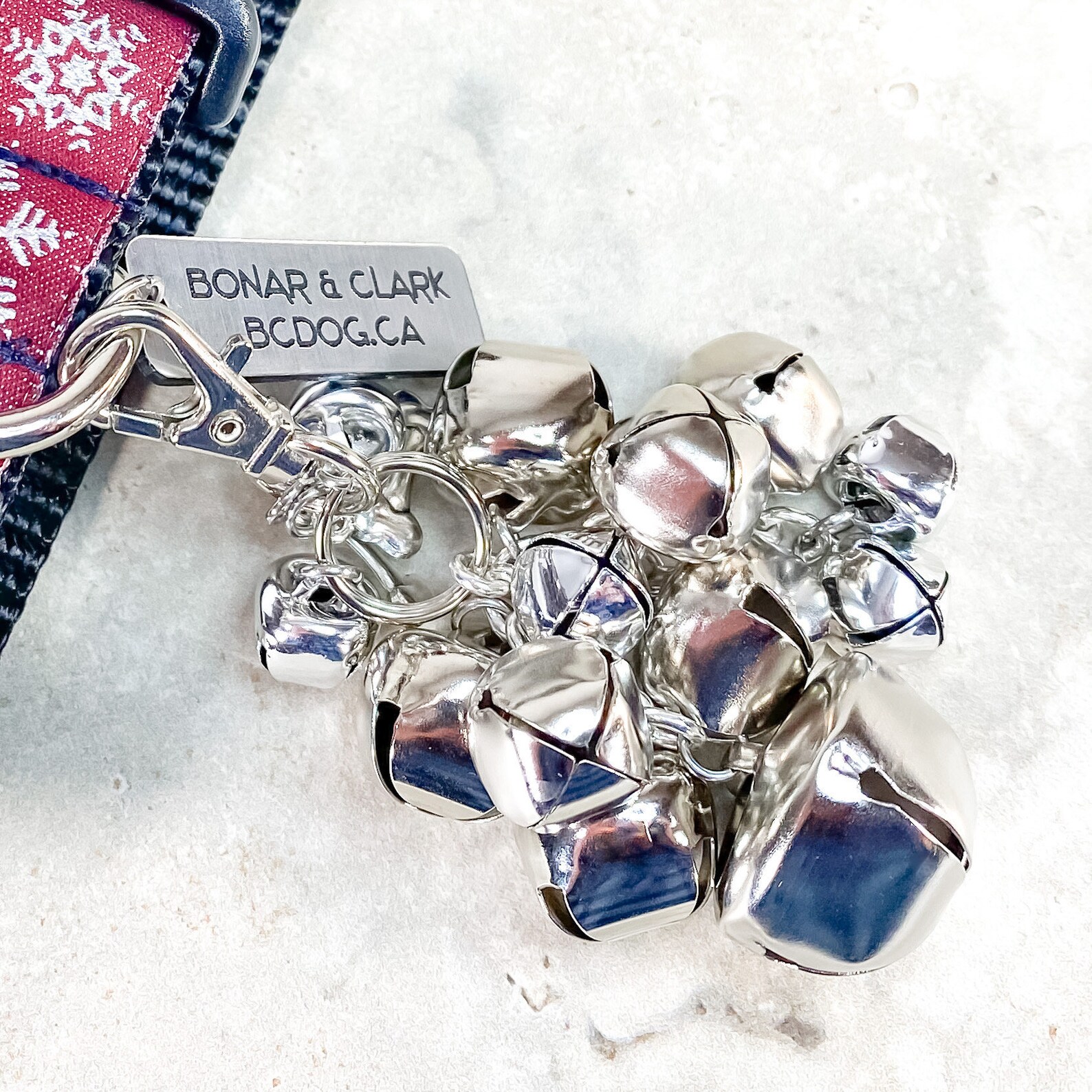 Jingle bell dog collar charms clip on Christmas jingle bells Etsy