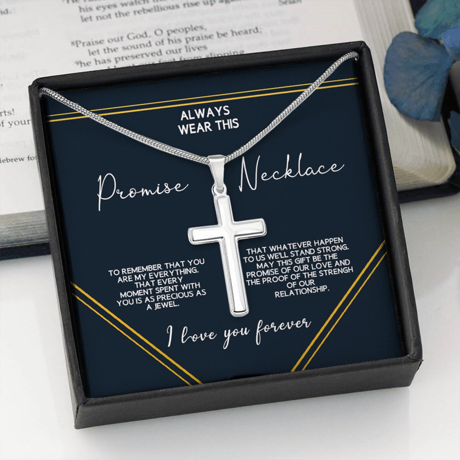 Promise Necklace For Him Gift for Boyfriend from Girlfriend Etsy