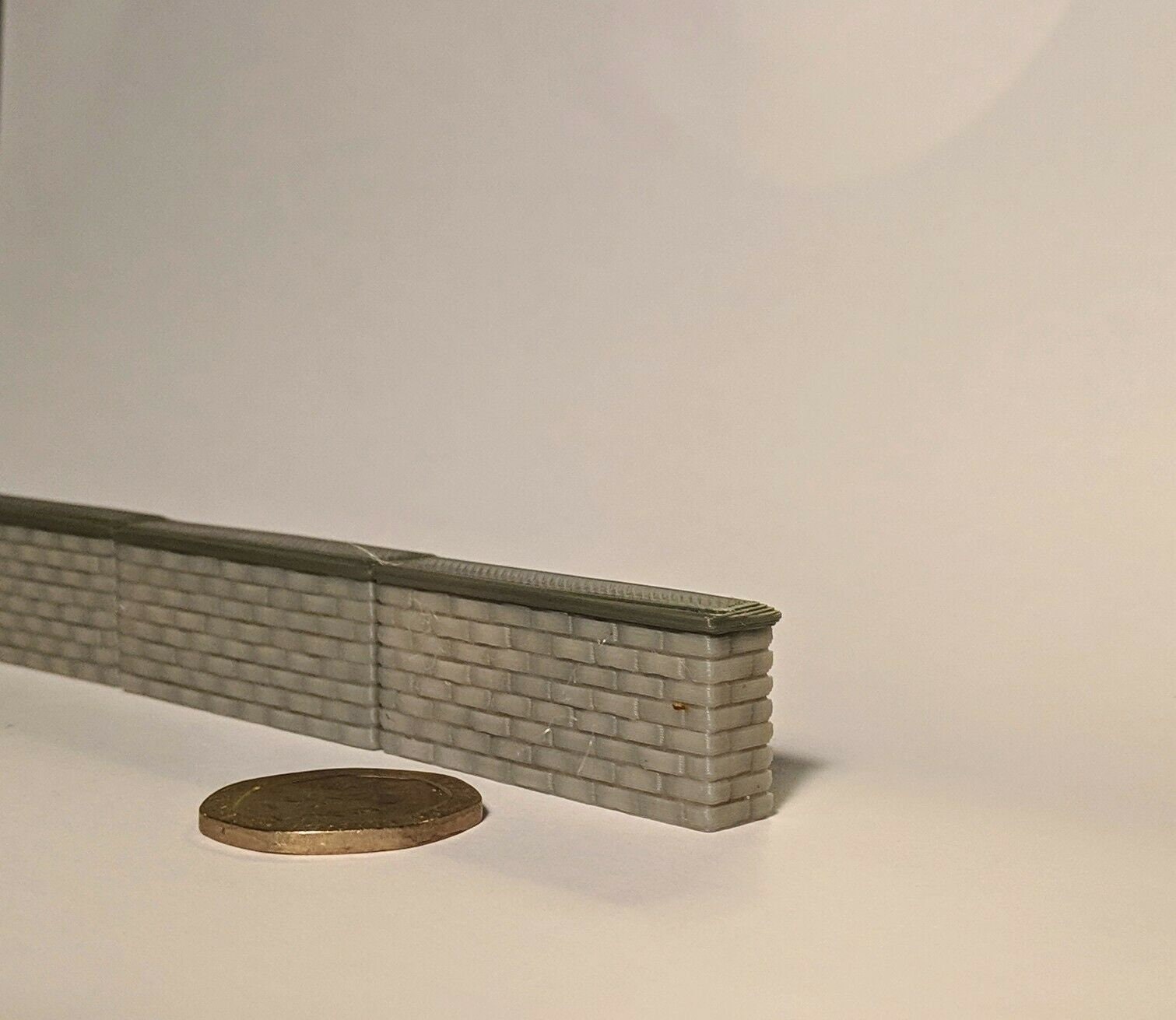 N gauge 1148 brick wall security / perimeter brick wall Etsy