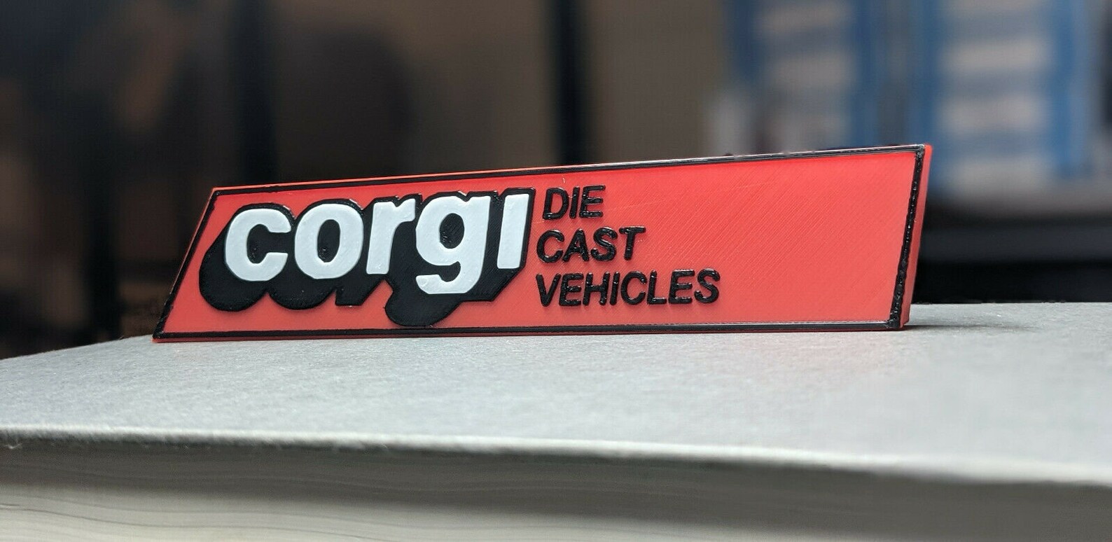 DIE CAST VEHICLES self standing logo display Etsy