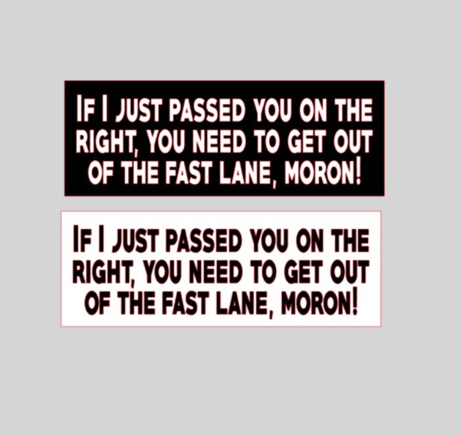 CUSTOM Tailgater Tailgating Road Rage Diecut Car Decal OR - Etsy