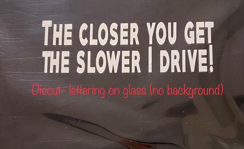 CUSTOM Tailgater Tailgating Road Rage Diecut Car Decal OR - Etsy