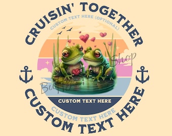 CUSTOM Cruise Ship Magnet personalized 8 1/2 inch x 11 inch Free Ship & No Tariff