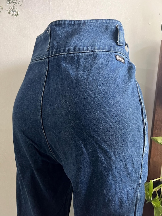 Vintage 90s Womens Pocketless Jeans Wrangler Rockies Highwaist Blue Denim Straight Waist 28 Inchies Gurkha Pants Etsy