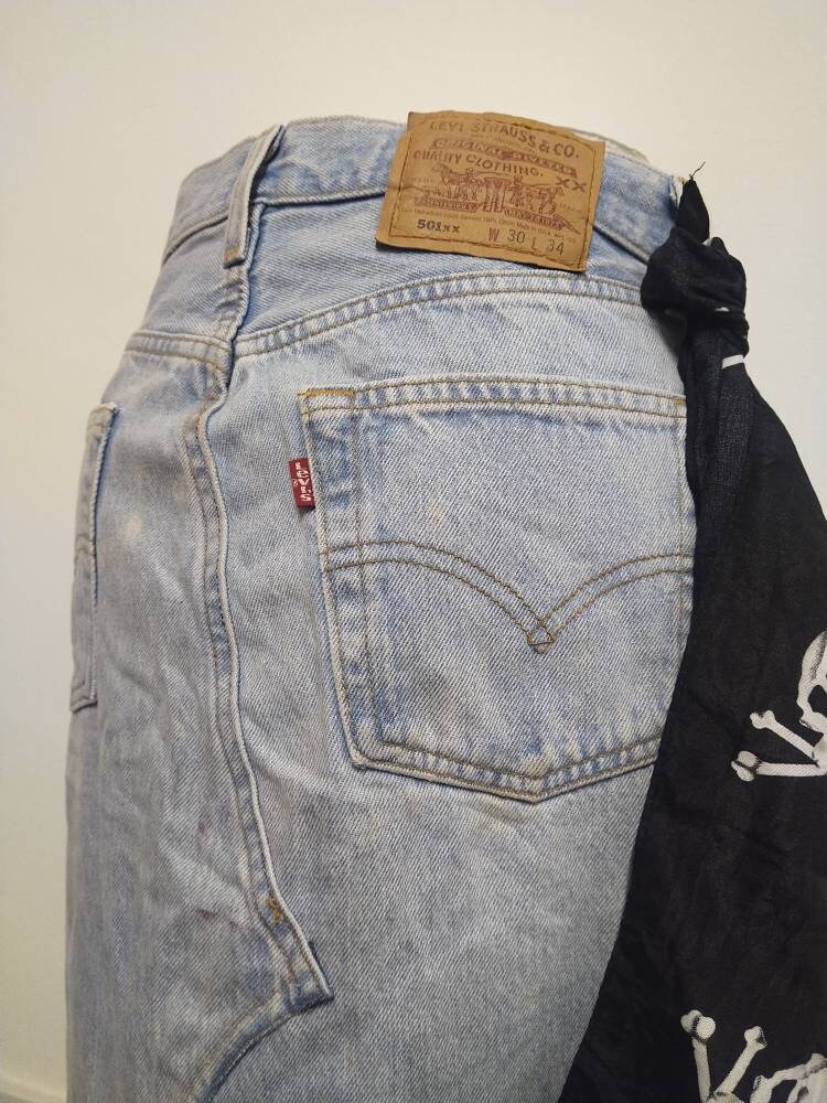 Redone Levis 501 - Etsy