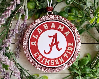 Alabama Round Aroma Car Air Freshie Freshener Aromie | Crimson Tide | Roll Tide