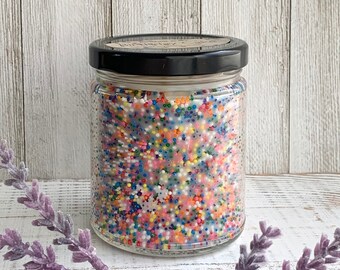 Birthday Cake Sprinkle Soy Blend 8 oz Candle  |  Makes the perfect birthday gift!