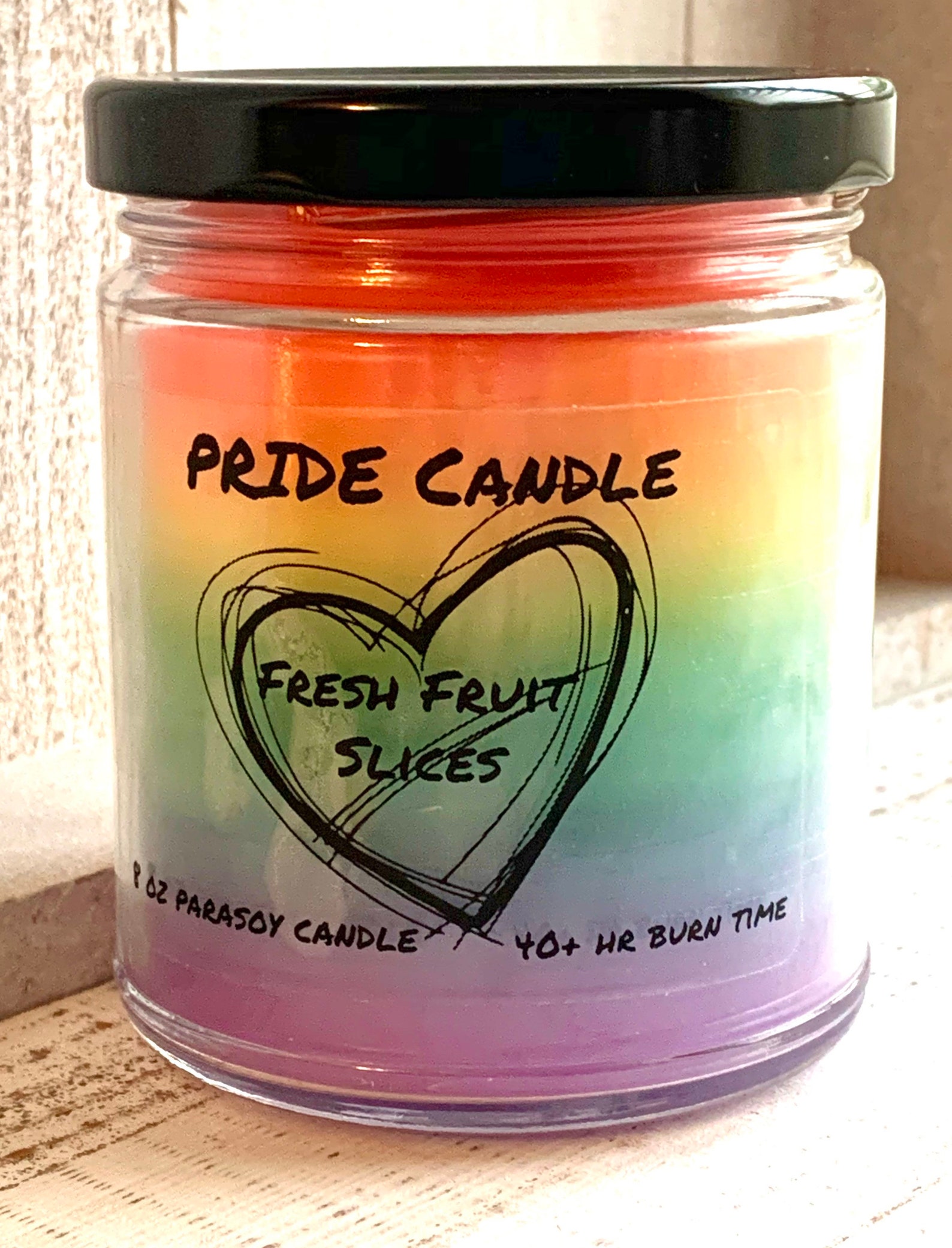 PRIDE 8 oz Candle Highly Fragranced Etsy